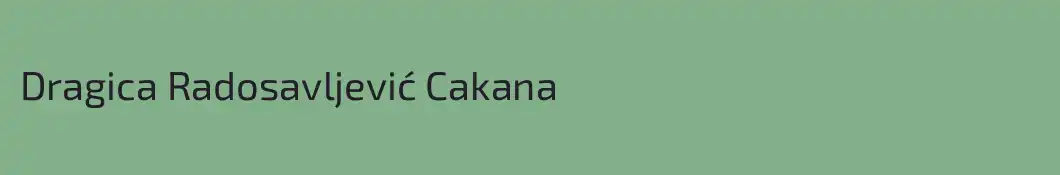 Dragica Radosavljević Cakana